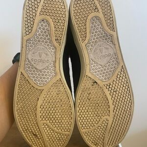 Adidas Black and Tan Sneakers